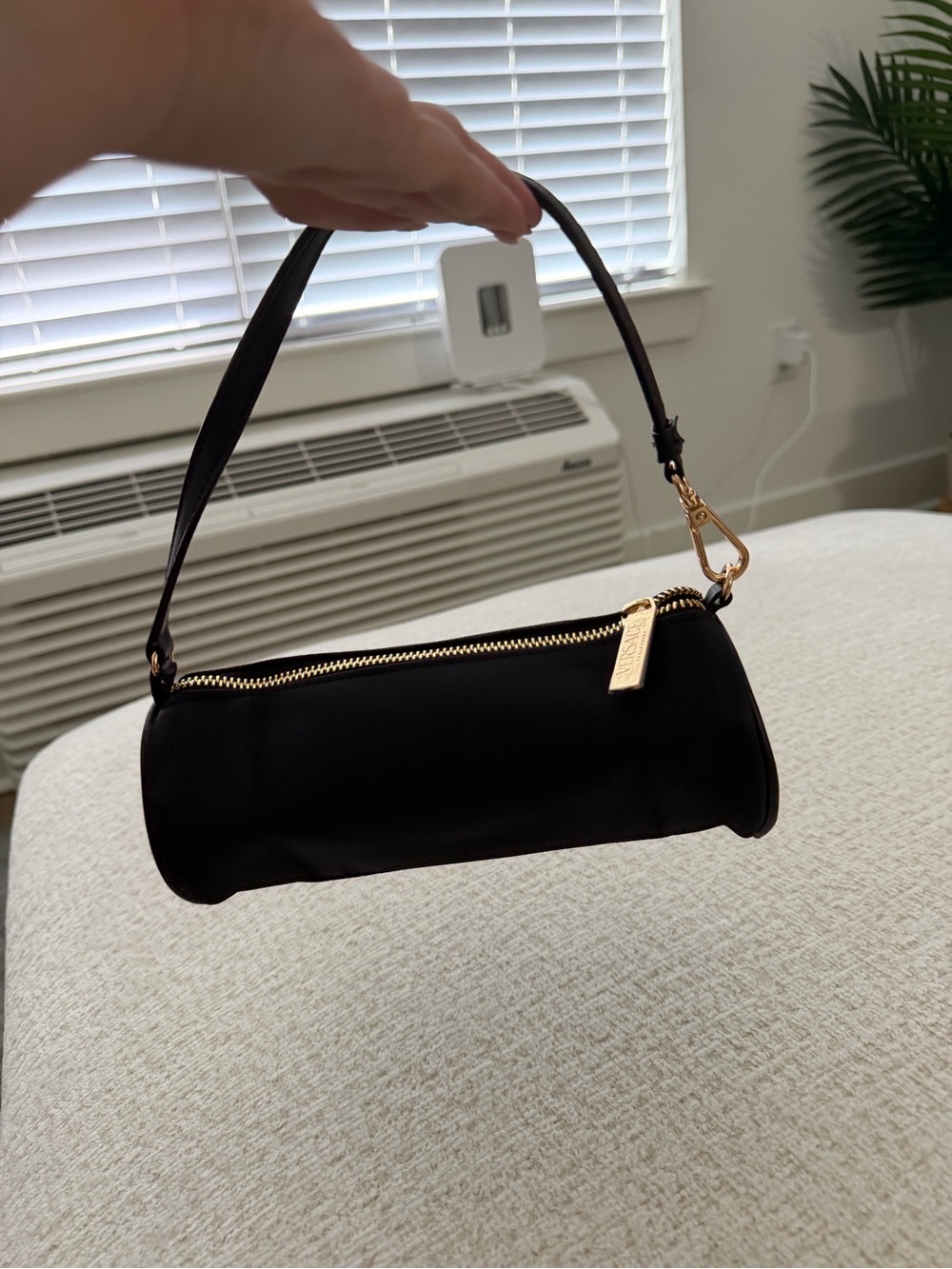 Versace Fragrance Black Barrel Shoulder Bag - Picture 3 of 7